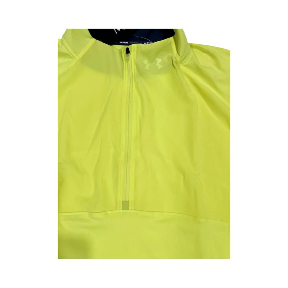 Under Armour Men's 3XL Run-Fitted Neon Yellow Infrared 1/4 Zip  Pullover  NWT